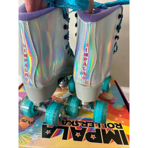 Impala Multicolor Holographic Roller Skates size 8 - Picture 4 of 7